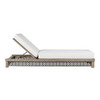 Arteriors - FTS04 - Outdoor Chaise - Emoto - Pearl/Aged Bronze