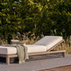 Arteriors - FTS04 - Outdoor Chaise - Emoto - Pearl/Aged Bronze
