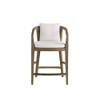Arteriors - FSS16 - Outdoor Counter Stool - Sobek - Pearl/Kona