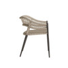 Arteriors - FRS33 - Outdoor Dining Chair - Aurelie - Buff/Blackened Bronze