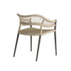 Arteriors - FRS33 - Outdoor Dining Chair - Aurelie - Buff/Blackened Bronze
