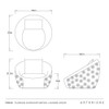 Arteriors - FRS30 - Outdoor Swivel Lounge Chair - Florian - Pearl/Tan