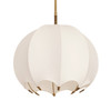 Arteriors - DSC17 - One Light Pendant - Lunaria - Ivory/Antique Brass