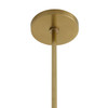 Arteriors - DPI15 - One Light Pendant - Estribo - Clear/Antique Brass