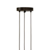 Arteriors - DPC43 - Three Light Chandelier - Javier - Smoke/English Bronze