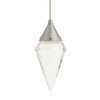 Arteriors - DPC39 - LED Pendant - Berkley - Clear/Vintage Silver