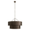 Arteriors - DMI31 - Six Light Chandelier - Hecche - Carbon/Bronze