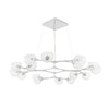 Arteriors - DLC53 - 16 Light Chandelier - Mahowald - Chrome/Clear Crackle