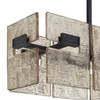 Arteriors - DLC49 - Six Light Linear Chandelier - Vetrina - Molten Umber/English Bronze