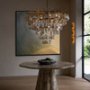 Arteriors - DLC47 - 12 Light Chandelier - Jacqueline - Amber/Antique Brass