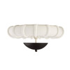 Arteriors - DFC36 - LED Flush Mount - Camella - Ivory/English Bronze