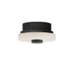 Arteriors - DFC28 - LED Flush Mount - Moers - White/English Bronze