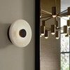Arteriors - DFC27 - LED Flush Mount - Moers - White/Antique Brass