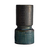 Arteriors - AVC20 - Vases, Set of 2 - Cliff - Gunmetal & Teal Reactive