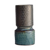 Arteriors - AVC20 - Vases, Set of 2 - Cliff - Gunmetal & Teal Reactive