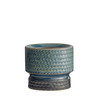 Arteriors - AVC20 - Vases, Set of 2 - Cliff - Gunmetal & Teal Reactive