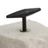 Arteriors - ATI12 - Bookends, Set of 2 - Pedra - White/Blackened Iron