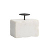 Arteriors - ATI12 - Bookends, Set of 2 - Pedra - White/Blackened Iron