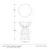 Arteriors - FAS18 - Outdoor Accent Table - Nereo - Tuscan