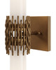 Currey and Company - 5800-0069 - Two Light Wall Sconce - Brietta - Opaque White/Antique Brass