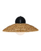 Currey and Company - 5500-0059 - One Light Wall Sconce - Barbary - Natural/Black/Frosted White