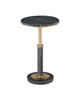 Currey and Company - 4000-0241 - Accent Table - Miles - Natural/Polished Brass