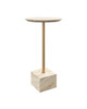 Currey and Company - 4000-0240 - Drinks Table - Prado - Natural/Polished Brass