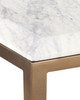 Currey and Company - 4000-0236 - Side Table - Oblique - Natural/Antique Brass