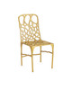 Currey and Company - 4000-0231 - Side Chair - Honeycomb - Gold
