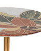 Currey and Company - 4000-0222 - Accent Table - Roselle - Natural/Brass