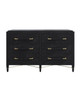 Currey and Company - 3000-0332 - Chest - Verona - Black/Natural/Champagne/Silver