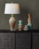Currey and Company - 3000-0330 - Credenza - Mosaico - Ebony/Antique Mirror