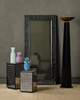Currey and Company - 3000-0329 - Pedestal - Mosaico - Ebony/Antique Mirror