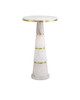 Currey and Company - 3000-0320 - Drinks Table - Eleanora - Natural/Natural Brass