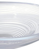 Currey and Company - 1200-0991 - Bowl - Bonaventure - White/Clear