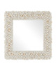 Currey and Company - 1000-0164 - Mirror - Piddock - White