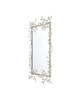 Currey and Company - 1000-0162 - Mirror - Forget-Me-Not - Clear/Silver Leaf