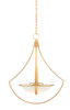 Currey and Company - 9000-0861 - One Light Chandelier - Iberia Gold Chandelier - Contemporary Gold Leaf