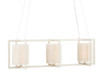 Currey and Company - 9000-0838 - Three Light Chandelier - Monreale Collection - White
