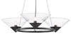 Currey and Company - 9000-0583 - Three Light Chandelier - Oil Rubbed Bronze