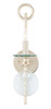 Currey and Company - 5000-0028 - One Light Wall Sconce - Sethos Collection - Silver Leaf