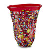 Currey and Company - 1200-0560 - Vase - Rosso Red Glass Vase - Red/Multicolor