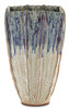 Currey and Company - 1200-0367 - Vase - Sea Horizon Collection - White with Blue and Purple Drip