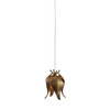 Currey and Company - 9000-1019 - One Light Pendant - Iota - Antique Brass/Silver