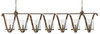 Currey and Company - 9000-0263 - Seven Light Chandelier - Maximus - Pyrite Bronze/Clear
