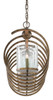 Currey and Company - 9000-0263 - Seven Light Chandelier - Maximus - Pyrite Bronze/Clear