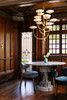 Corbett Lighting - 589-34-VGL - LED Chandelier - Pluro - Vintage Gold Leaf