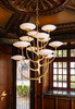 Corbett Lighting - 589-34-VGL - LED Chandelier - Pluro - Vintage Gold Leaf