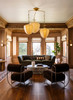 Corbett Lighting - 580-44-VB - Three Light Chandelier - Hoshi - Vintage Brass