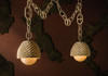 Corbett Lighting - 576-02-CPL - Two Light Linear - Piasu - Champagne Leaf
